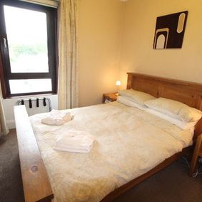 double bed at Hebridean guest house 1